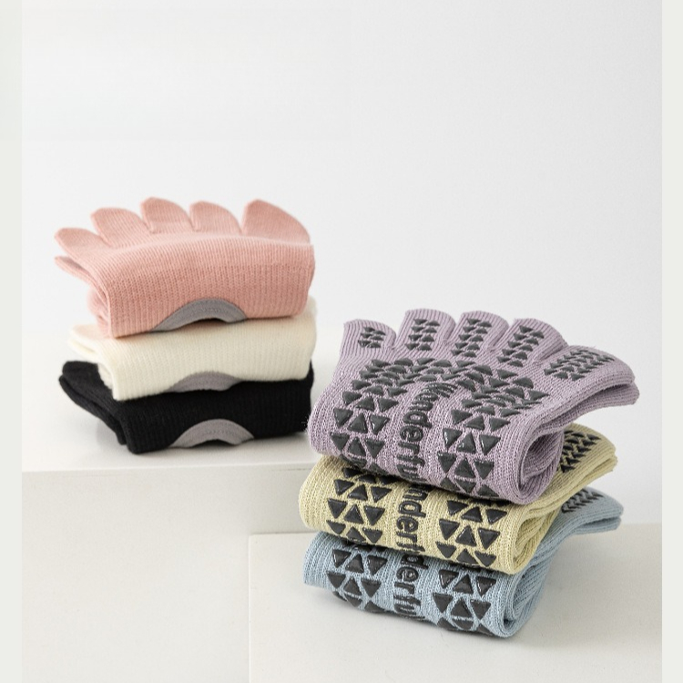 Women Cotton Five Toe Yoga Soc - Grip Sock Yoga ulasan dan harga