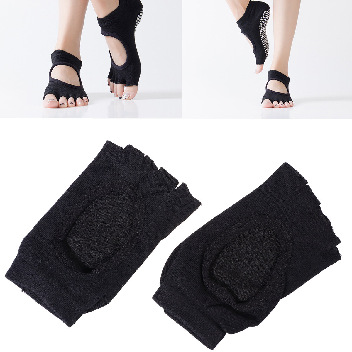 Women Five Toe Yoga Socks Non  - Grip Sock Yoga ulasan dan harga