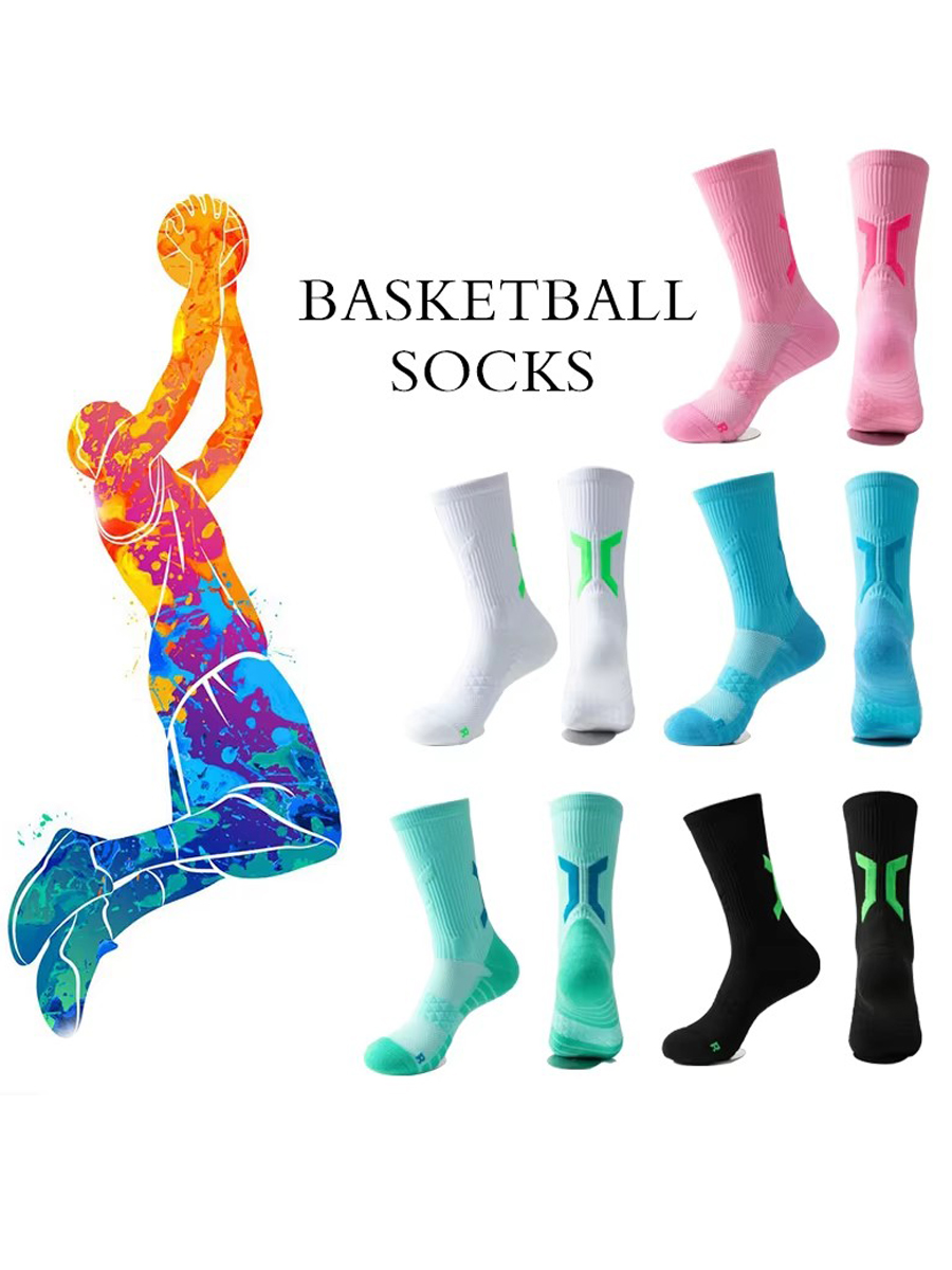 WRELS 1/2/3 Pairs Basketball S - Athletic Sock Cushion ulasan dan harga